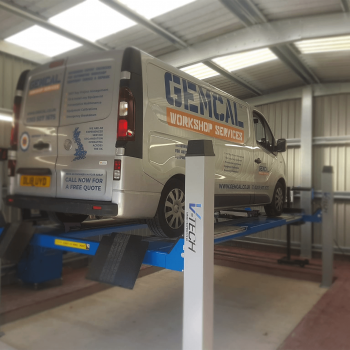 Van on V-Tech MOT Bay