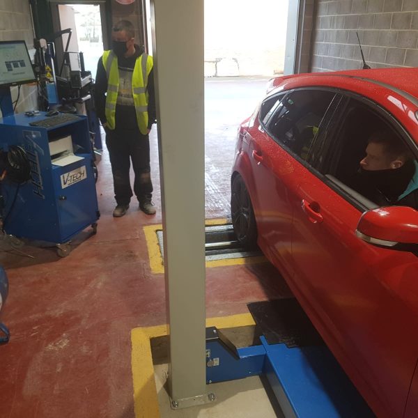 Red Car - Stokesley Garage Ltd - Class 4 MOT Bay 6 3