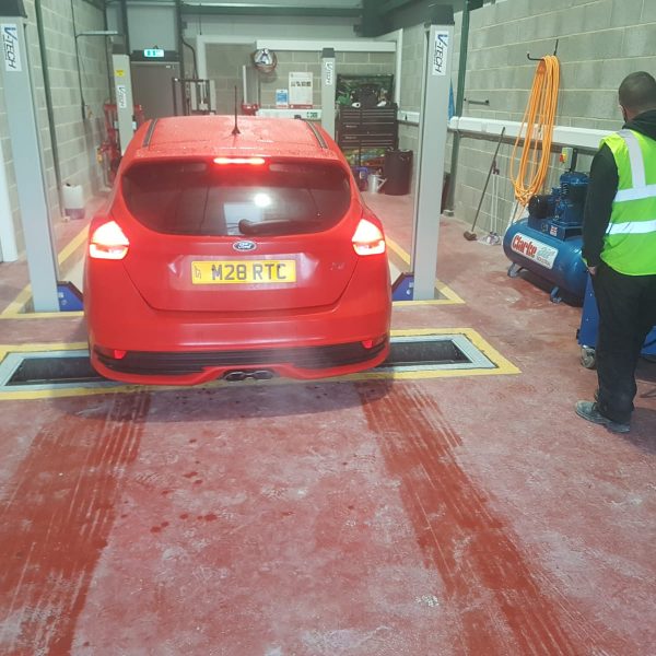 Red Car - Stokesley Garage Ltd - Class 4 MOT Bay 7 1