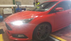 Red Car - Stokesley Garage Ltd - Class 4 MOT Bay 8@1