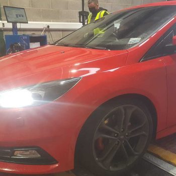 Red Car - Stokesley Garage Ltd - Class 4 MOT Bay 8@1