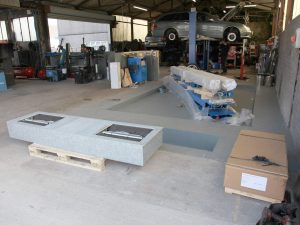 Swansea garage - fitting Class 4 ATL Bay - T3