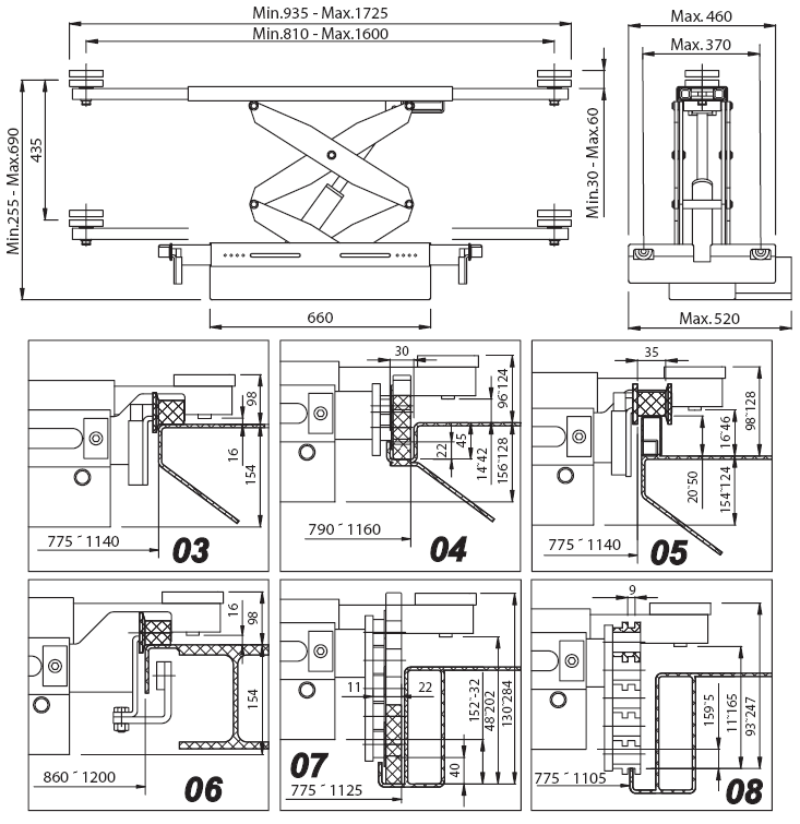 jackingbeam spec cl7